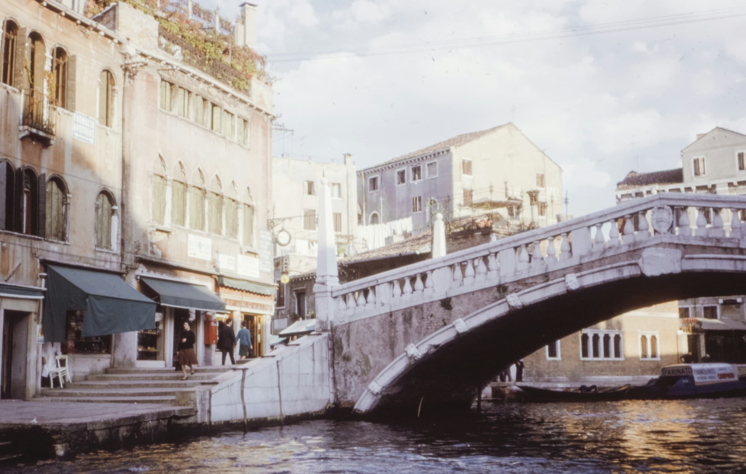 The Rialto, the canal and the bridge